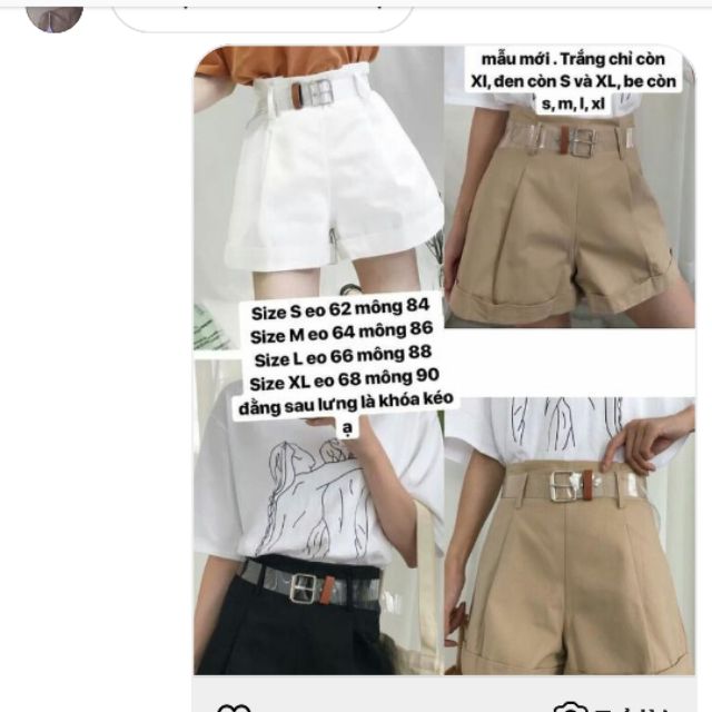 Quần be sz S