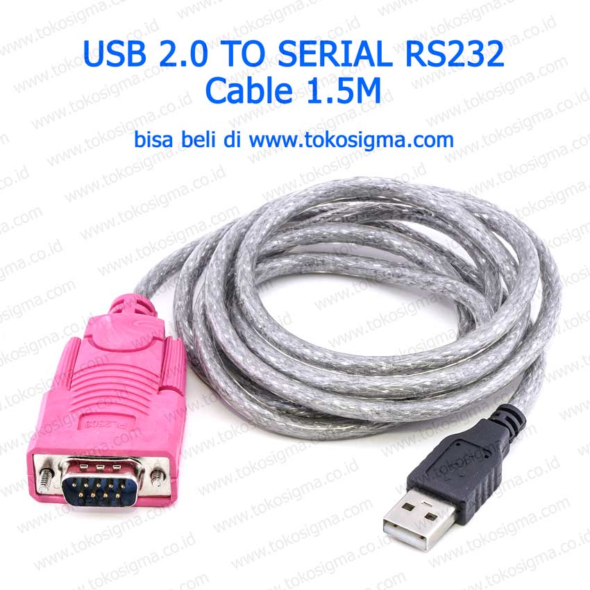 Cáp com USB to RS232 dài 1.2m kết nối máy tính với các thiết bị mạng, thiết bị điện công nghiệp