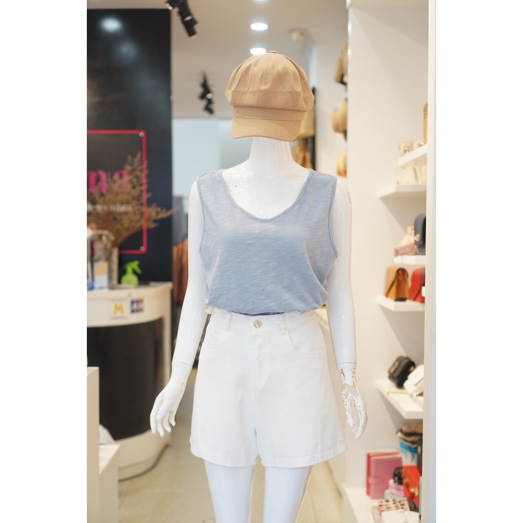 Áo thun nữ 3 lỗ xanh dương