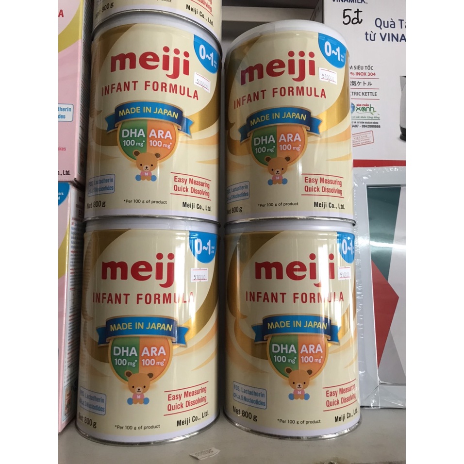 SỮA MEIJI 0/3, 800G VÀ meiji thanh 400G, 3-10 tuổi xé đai