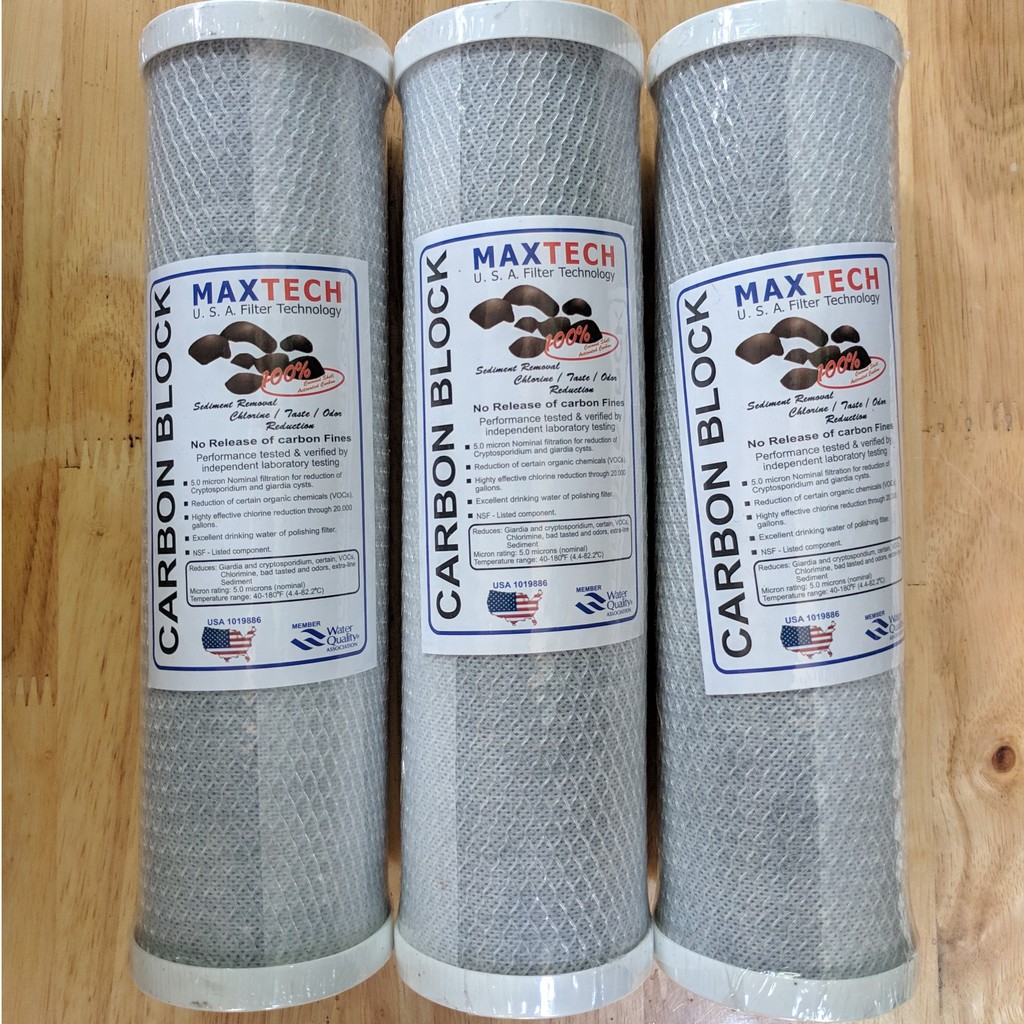 Bộ ba lõi lọc nước 1 2 3 ly lọc 10 inch | BigBuy360 - bigbuy360.vn