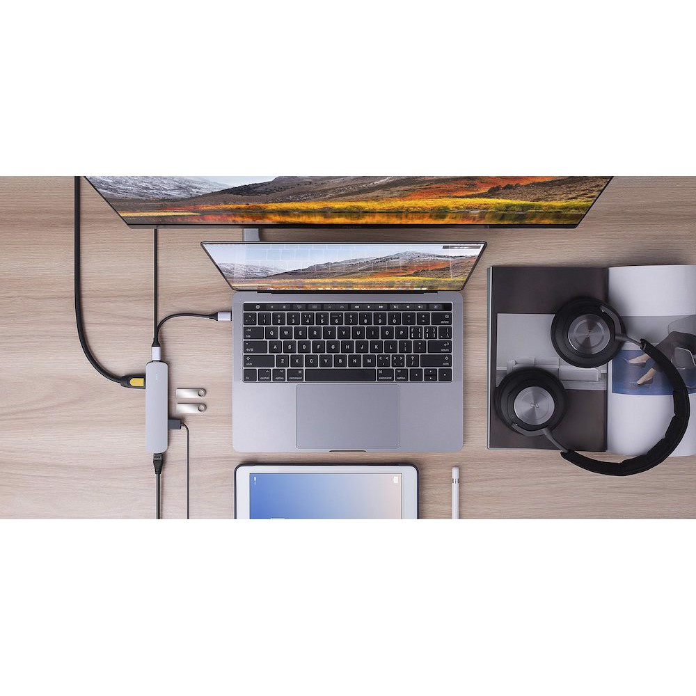 Cổng chuyển HyperDrive BAR 6-in-1 USB-C Hub for iPad Pro, MacBook Pro/Air