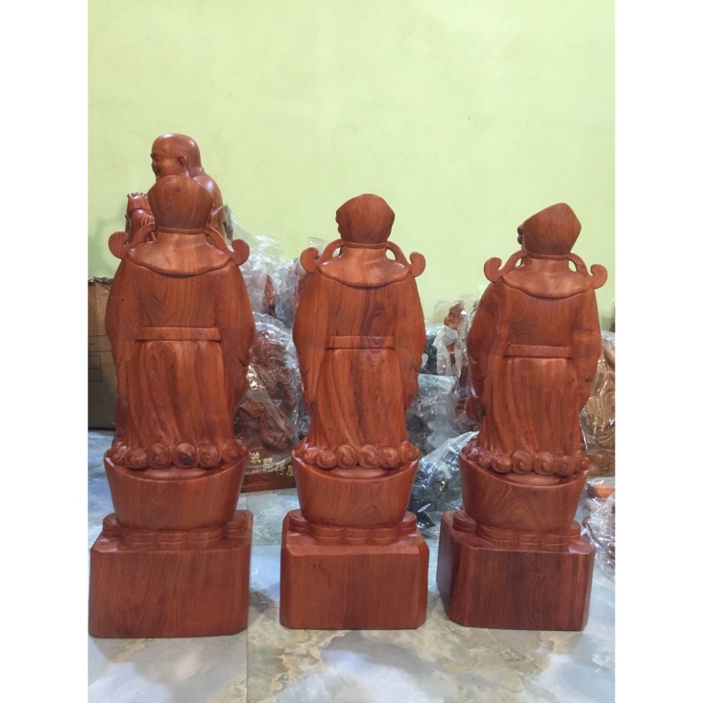 Tượng Thần Tài Gỗ Hương Cao 60 Cm