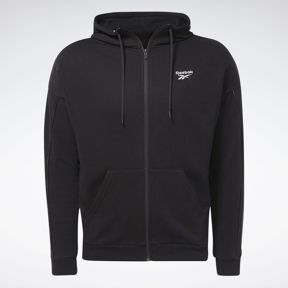 Áo khoác Reebok Workout Ready Piping Zip-Up Sweatshirt HA1072