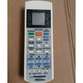Điều khiển điều hòa panasonic inverter