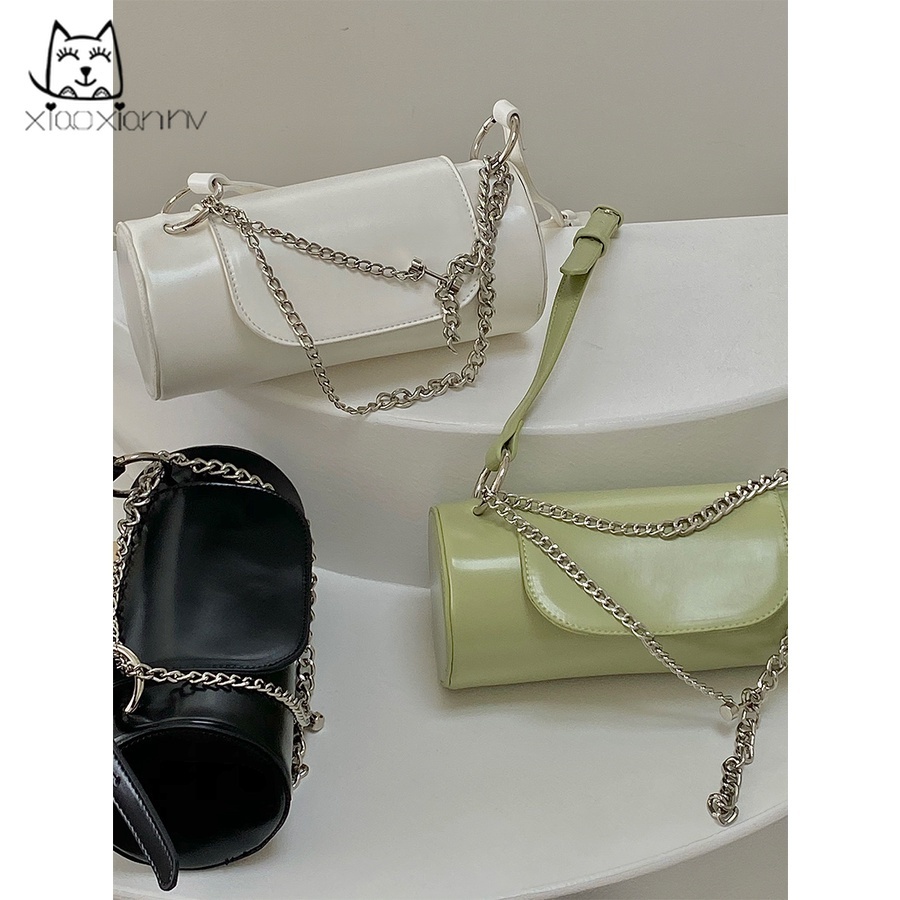 Túi Đeo Chéo Hình Trụ Đựng Điện Thoại Thời Trang Xuân Hè 2022 Cho Nữ