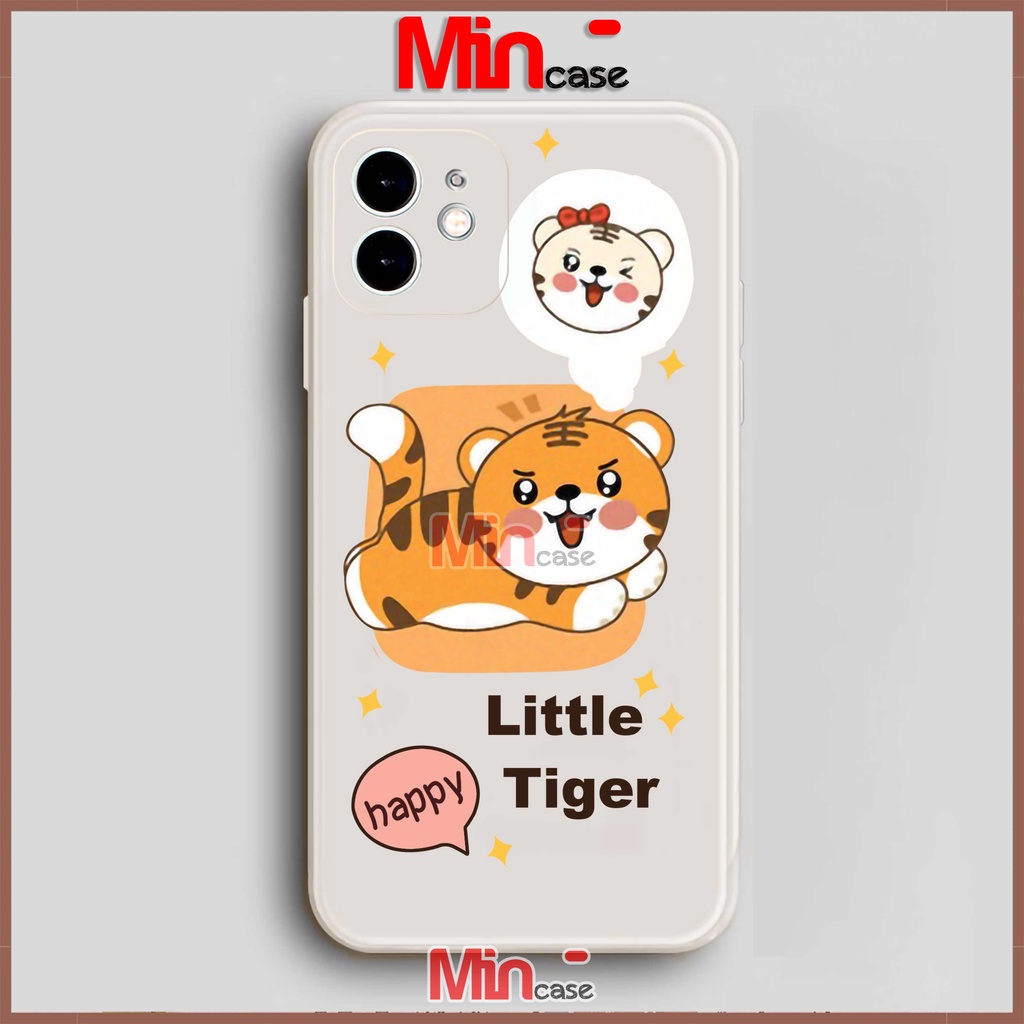 Ốp lưng iPhone Hổ Tiger viền vuông silicon mềm dẻo cho iphone 6/6s/7/8/X/XS/XR/11/12/13 Pro Plus Max cute dễ thương đẹp