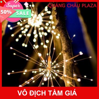 Dây Đèn LED 8 Chế Độ Hình pháo bông trang trí Giáng Sinh sở hữu Điều Khiển