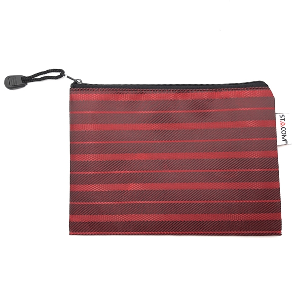 Túi Đựng Có Khóa Kéo, Chống Nước (Zipper Bag) Stacom B6 - 19x14 cm - Màu Đỏ