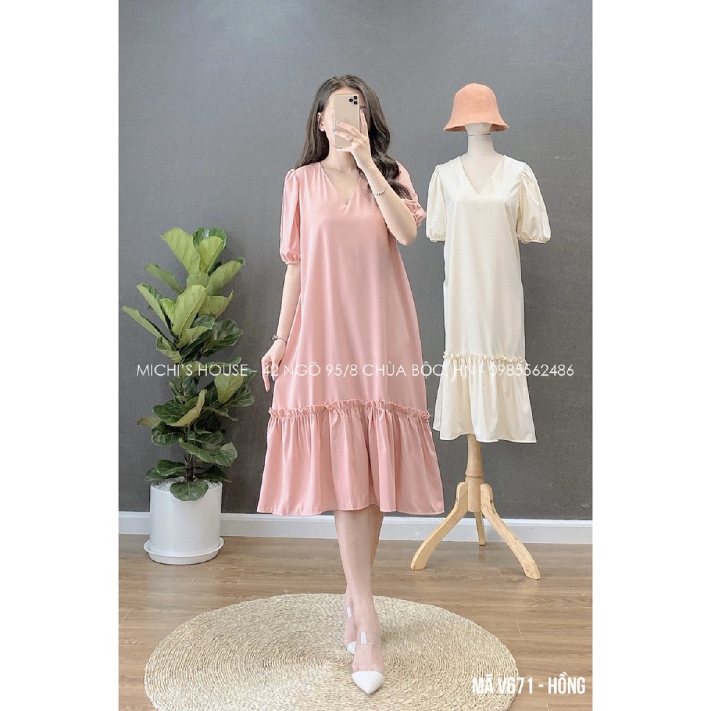 VÁY MAXI ĐUÔI CÁ CỔ TIM | BigBuy360 - bigbuy360.vn