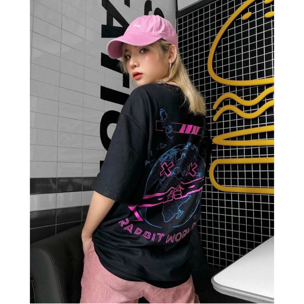 áo thun Unisex tay lỡ from rộng