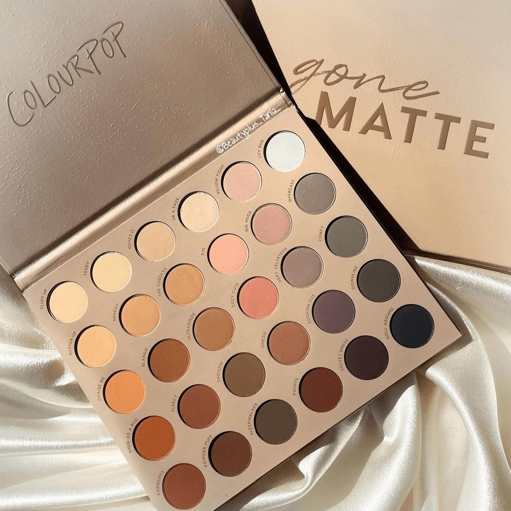 Bảng phấn mắt 30 ô Colourpop Gone Matte trang điểm lâu trôi, bền màu