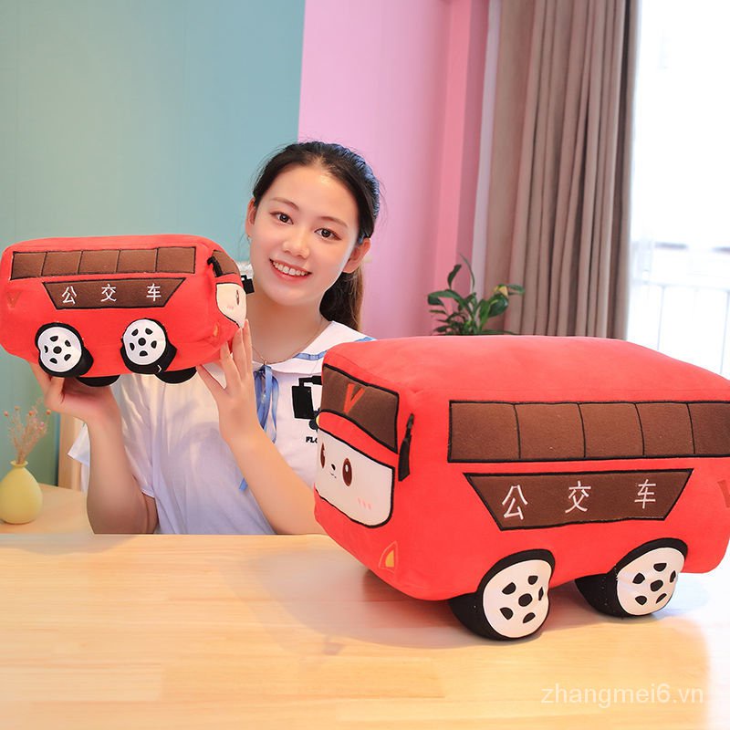 Gối ôm nhồi bông hình xe hơi dễ thương sáng tạo