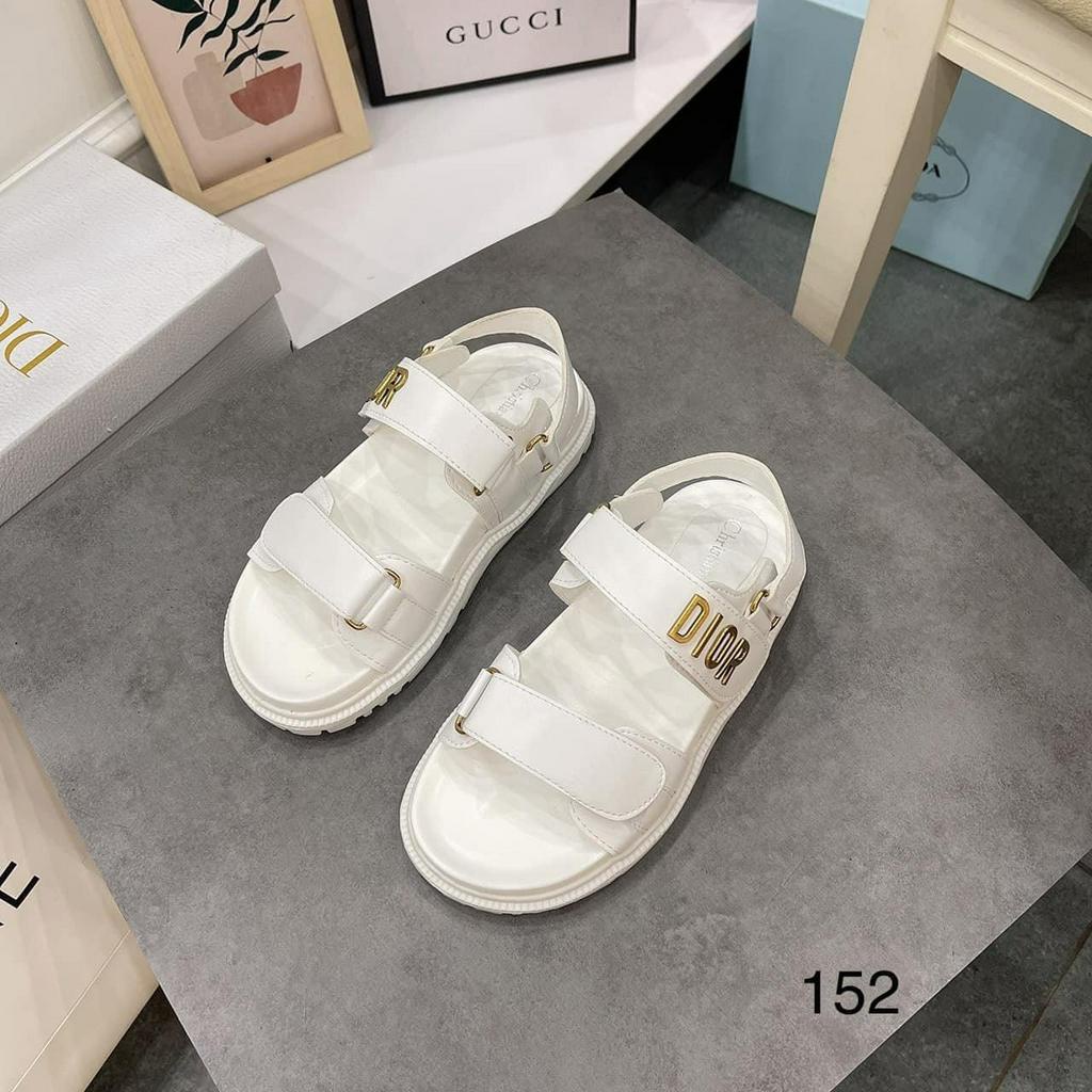 Sandal nữ, dép quai hậu nữ đi học, đi chơi thời trang DS04, đế cao su chống trơn truợt-Xăng đan dior hottrend