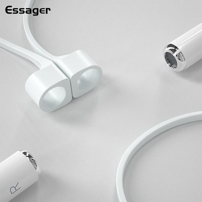 Dây Tai Nghe Essager Bằng Silicon Dạng Móc Từ Tính Chống Lạc Cho Airpods