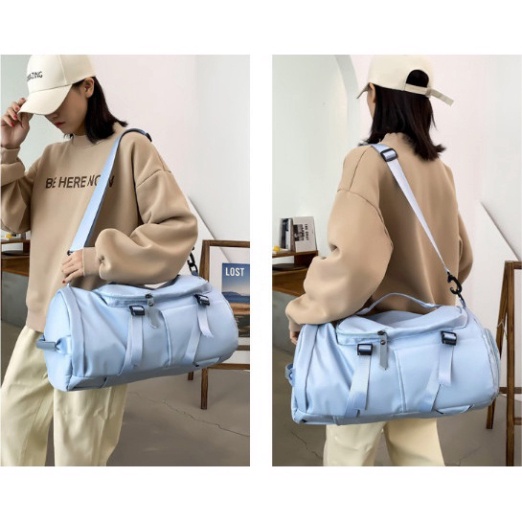 Túi Xách Du LịchFREESHIPBalo Kiêm Túi Đeo Du Lịch VLQUE,Đa Năng,Chống Thấm Nước,Có Ngăn Để Giày,Đựng Đồ Ướt,Dày Dặn