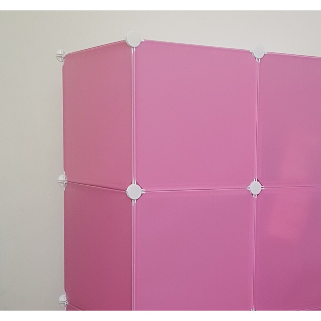 Tủ nhựa ghép đa năng 6 ô sâu 47cm( hồng phấn cửa công chúa tuần lộc). Tặng kèm móc treo. Bh 1 năm. Hàng chuẩn- giá tốt