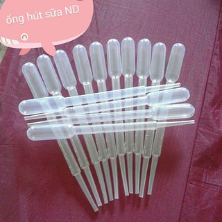 [COMBO 100] Ống Hút Sữa, Nước Cho Bé Uống Thuốc, Sữa, Chơi Thí Nghiệm