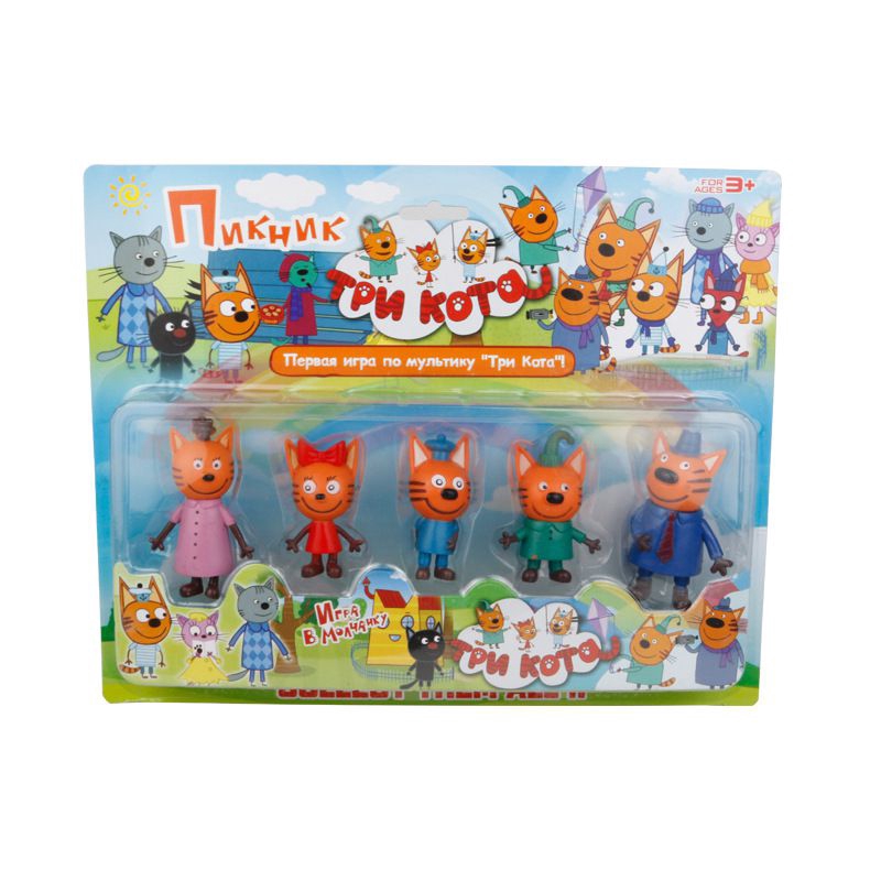 Set 5 Mô Hình Đồ Chơi Mèo Trong Phim Hoạt Hình Nga