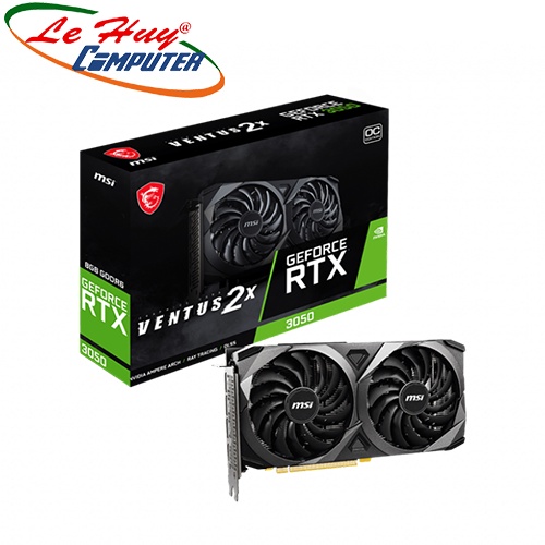 Card Màn Hình - VGA MSI RTX 3050 VENTUS 2X 8G OC