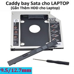 Caddy Bay Chuẩn SATA Dùng Để Lắp Thêm 1 Ổ Cứng / SSD Qua Khay CD/DVD