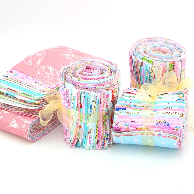 Set 50 Tấm Vải 100% cotton Họa Tiết Hoạt Hình