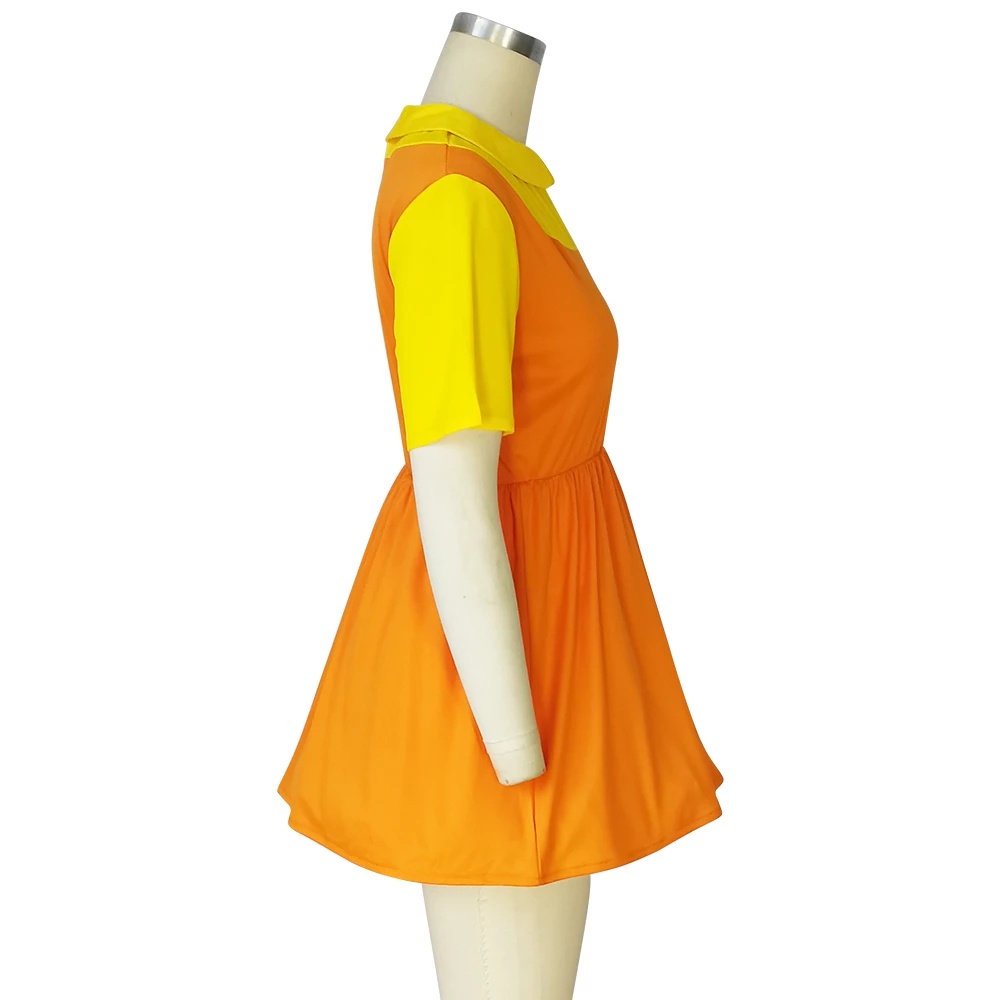 Bộ Trang Phục Hóa Trang Nhân Vật Robot Màu Đỏ/Xanh Lá/Vàng Sáng Hóa Trang Halloween Cho Nữ