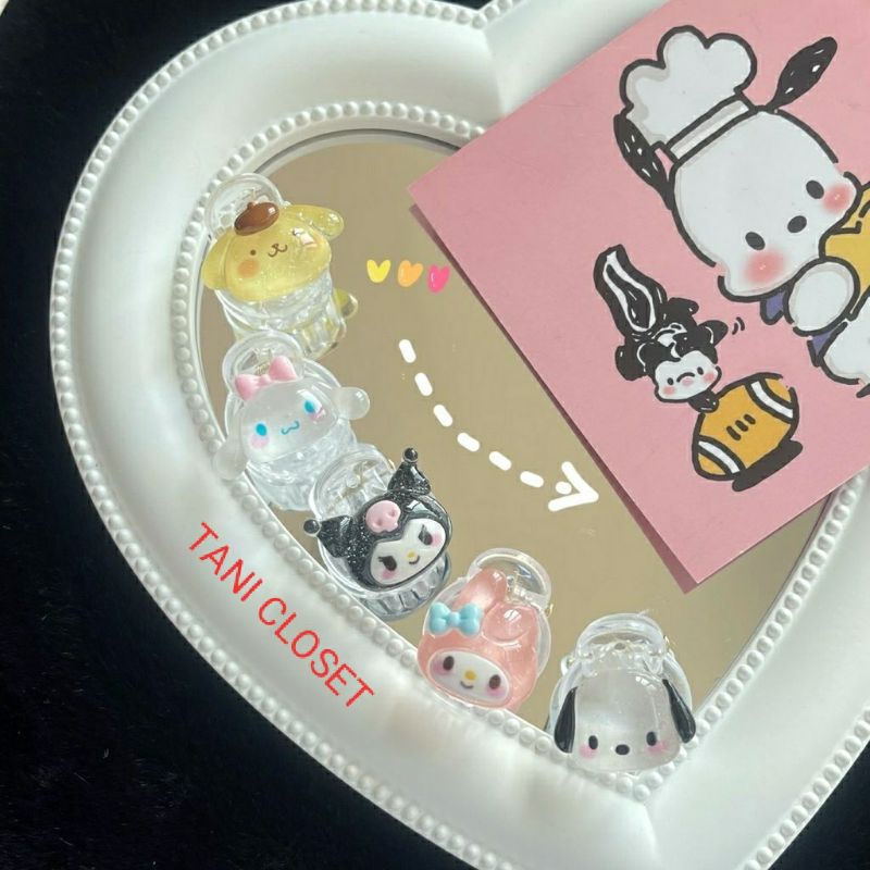 Kẹp Tóc Mini Thời Trang Sanrio Nhiều Màu Sắc