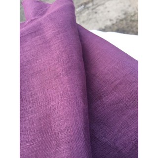 vải linen tưng premium màu tím lilac 8