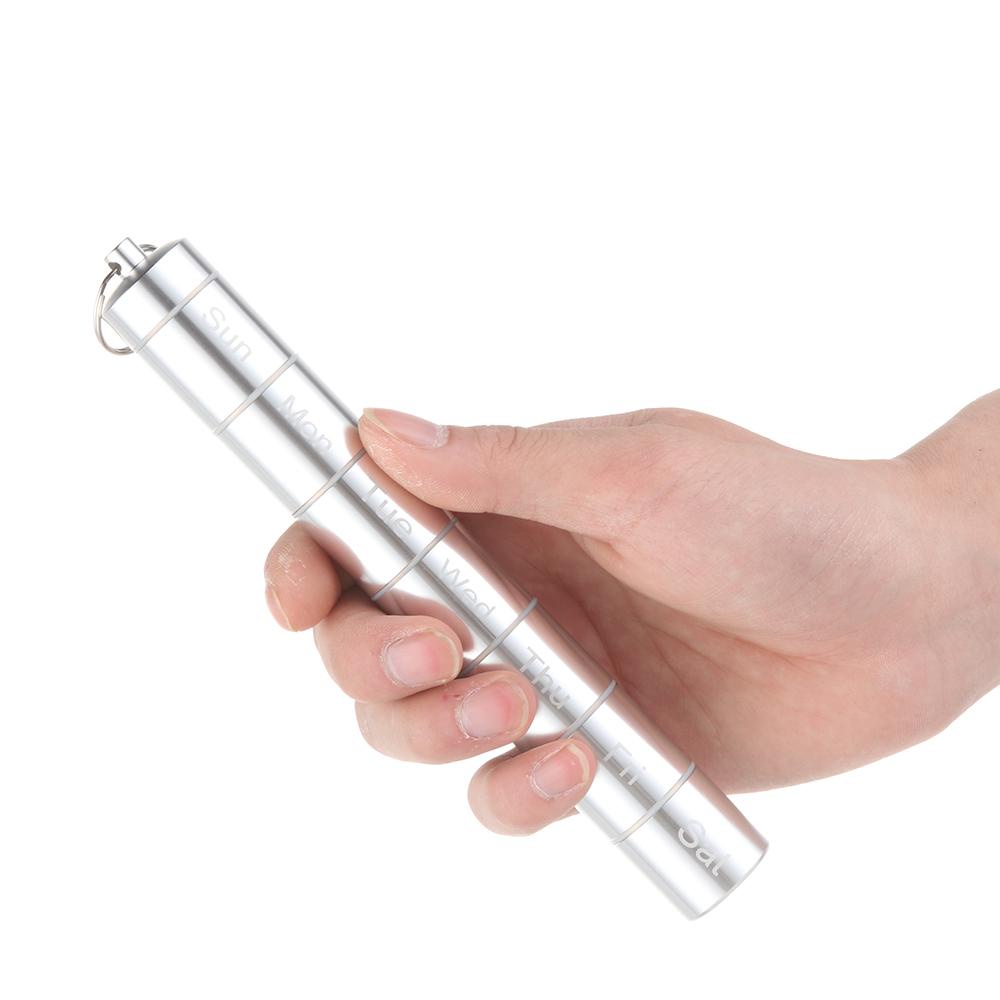 Hộp Đựng Thuốc 7 Ngày Bằng Hợp Kim Nhôm Chống Gỉ Giá Đỡ