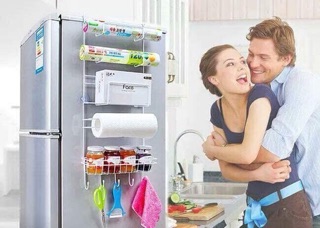 GIÁ TREO ĐỒ TỦ LẠNH ĐA NĂNG