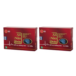 (CHÍNH HÃNG) COMBO 2 HỘP AN NÃO ĐƠN HỖ TRỢ DƯỠNG TÂM, AN THẦN