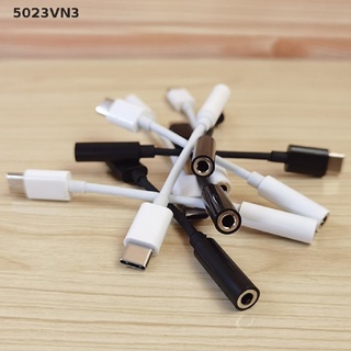 [EPVN] Type-C To 3.5mm Earphone Cable Adapter Type C Male To 3.5 AUX Audio Female Jack {EP}