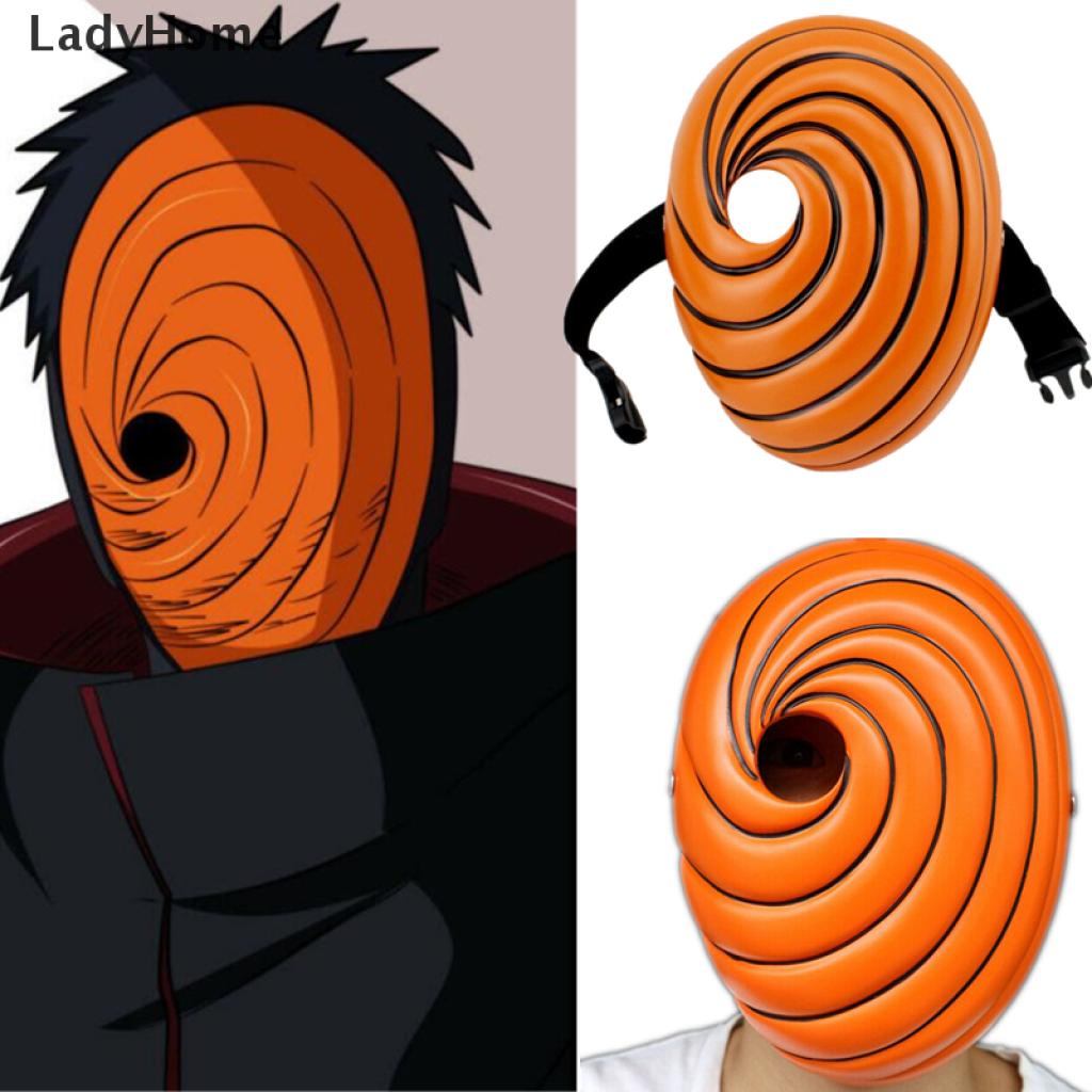 (Hàng bán chạy) Mặt nạ hóa trang Uchiha Obito màu cam làm quà tặng Halloween
 {Bigsale}