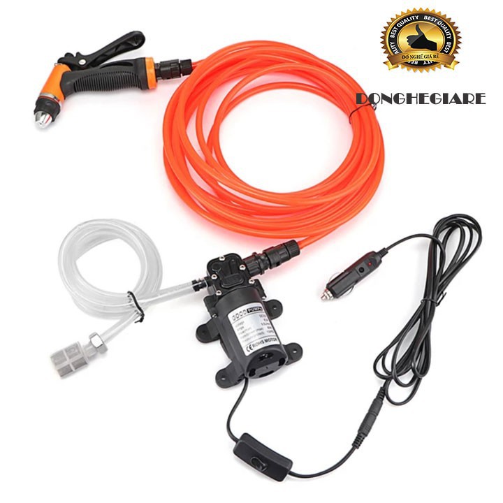 Máy rửa xe mini máy xịt rửa ô tô 12v - DCG