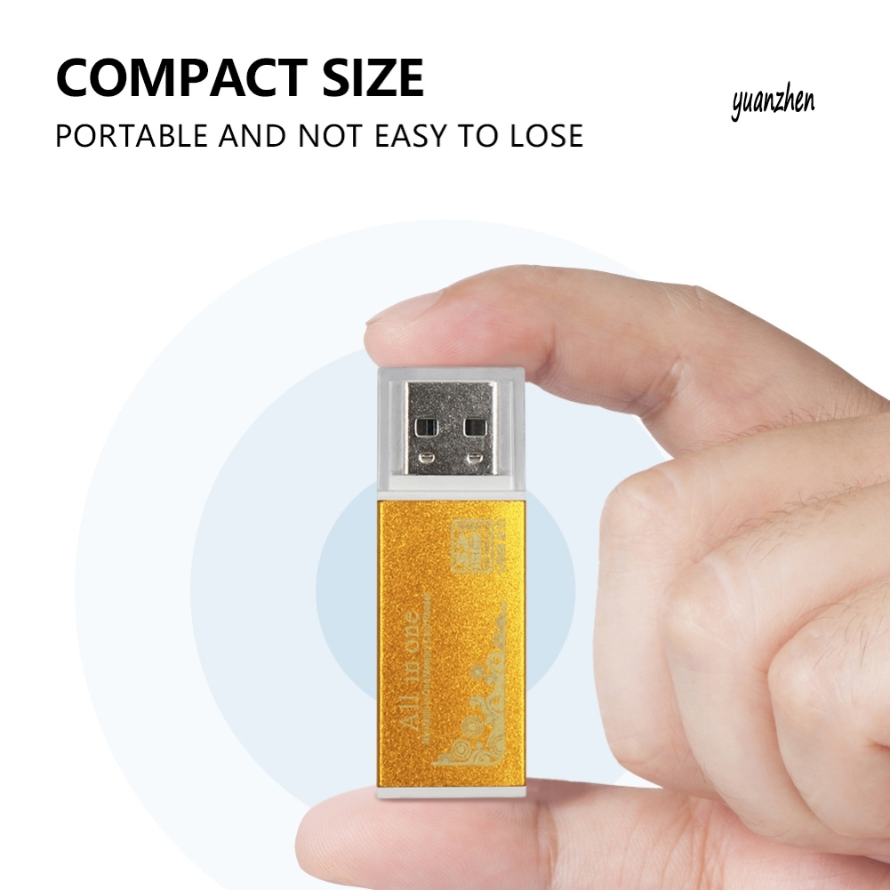 Đầu Đọc Thẻ Nhớ Usb 2.0 Micro-Sd / Tf / Ct / Ms / Sdhc / Mmc | BigBuy360 - bigbuy360.vn