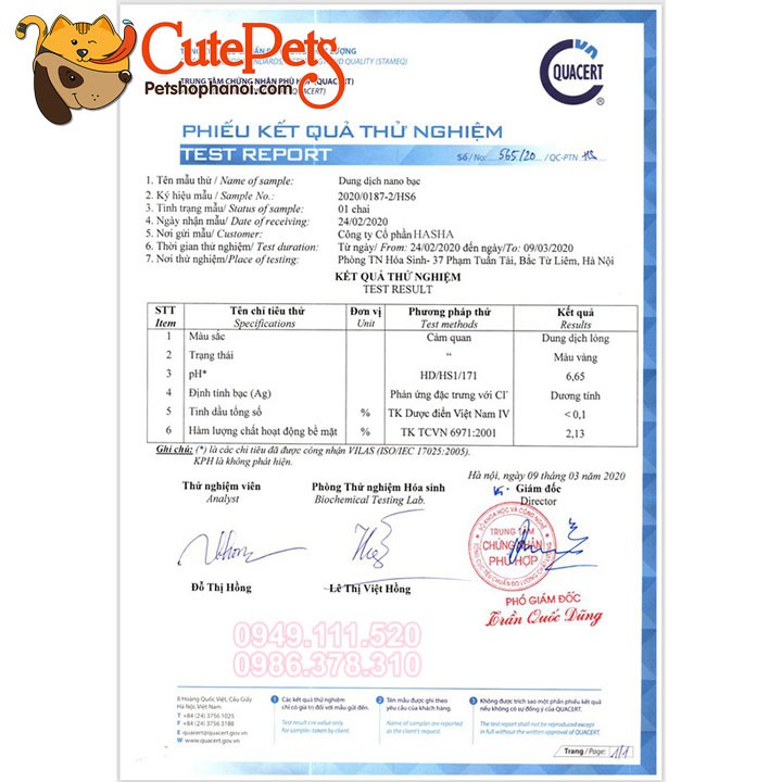 Xịt khử mùi cho chó mèo Nano Silver Pet Deodorant 100ml BeonCare - Phụ kiện thú cưng Hà Nội