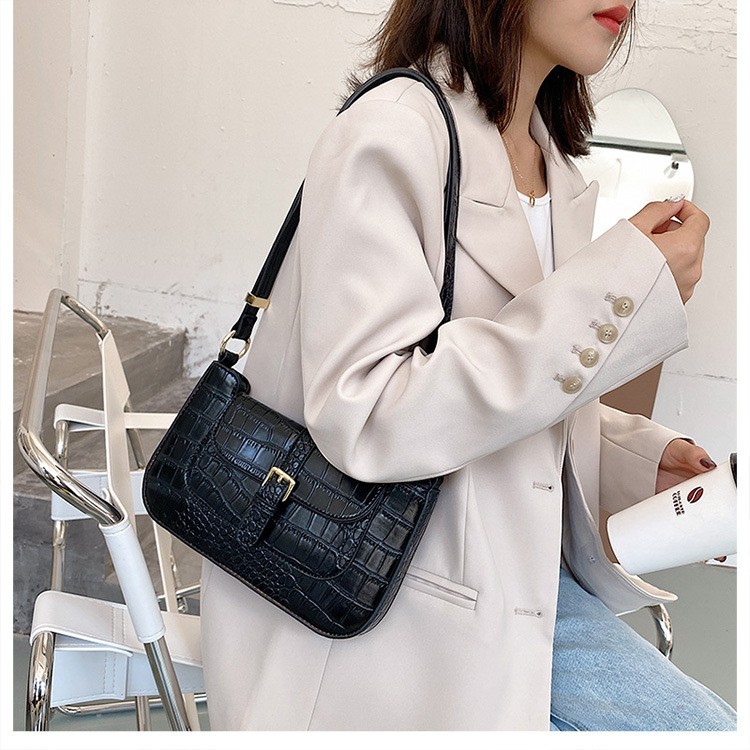 Túi xách nữ đeo chéo họa tiết vân cá sấu thời trang 2021 TX16 túi xách kẹp nách | BigBuy360 - bigbuy360.vn