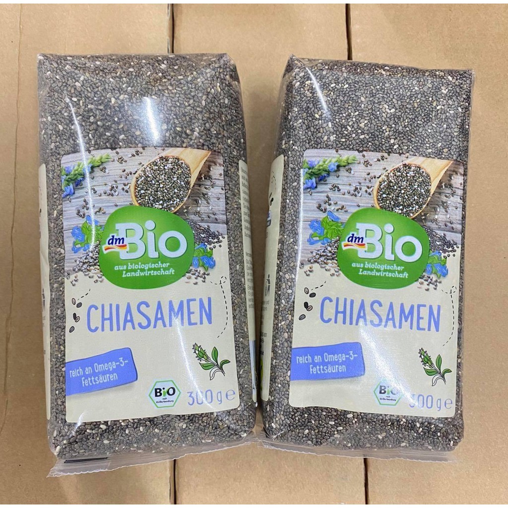 (t9/2021) HẠT CHIA DMBIO - hạt hữu cơ chứng nhận tiêu chuẩn Châu Âu - 300g