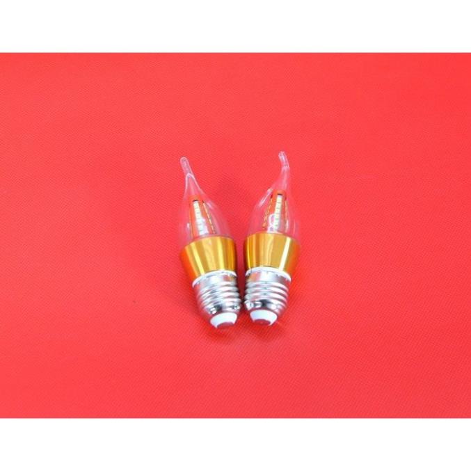 Bộ 10 bóng đèn LED C35 4w hình nến đổi màu đui E27