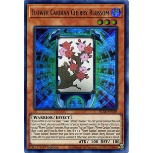 Thẻ bài Yugioh - TCG - Flower Cardian Cherry Blossom / BLAR-EN029'