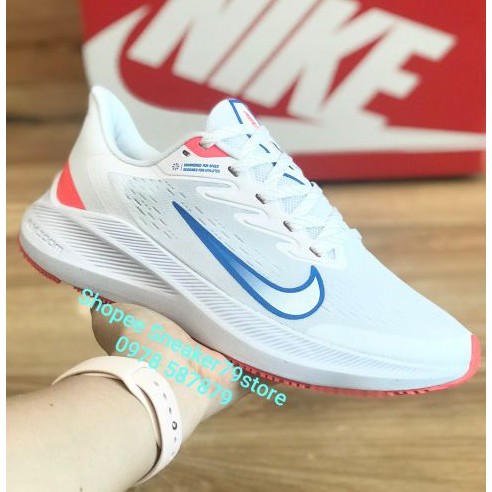 Giày Nike Zoom Winflo 7 (20) White Nữ [Chính Hãng - FullBox] Hình Ảnh Thực Chụp Tại Sneaker79store