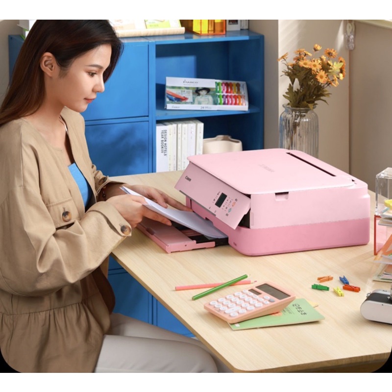 Máy In Canon PIXMA TS538 Không Dây Nhỏ Gọn Có Màn Hình OLED Phù Hợp Dùng Cho Gia Đình