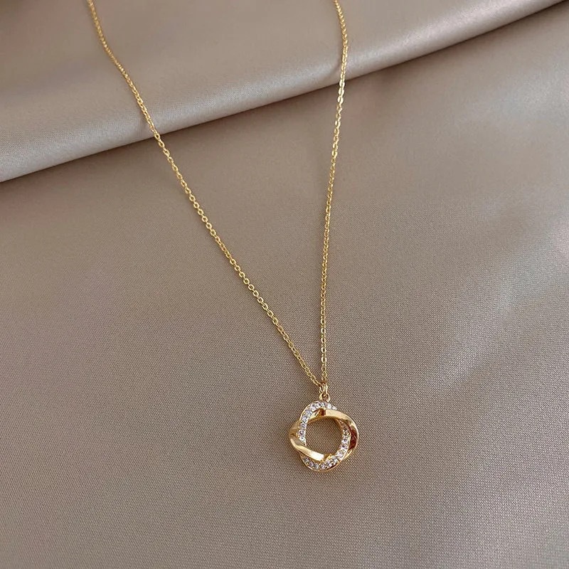 Dây chuyền nữ phong cách Hàn Quốc kiểu dáng nhẹ nhàng sang trọng