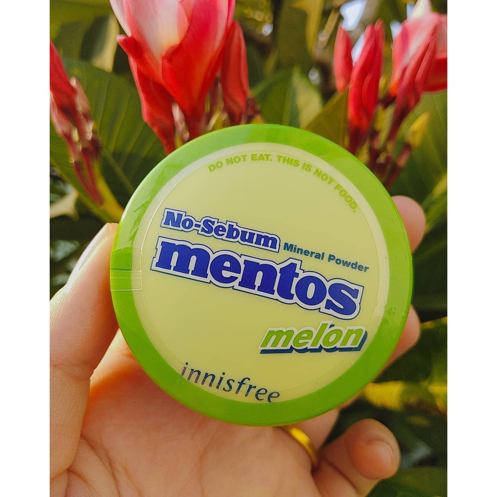 Phấn Phủ Innisfree bột kiềm dầu không màu MENTOS NO SEBUM MINERAL POWDER mẫu Limited 2020 | BigBuy360 - bigbuy360.vn