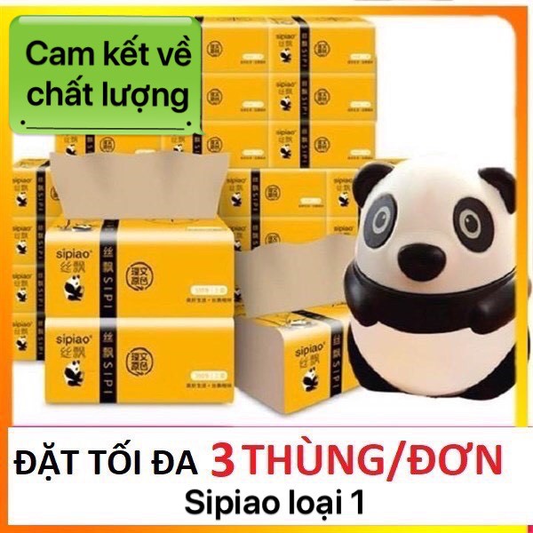 [ FREESHIP ] Thùng 30 Gói giấy ăn Gấu Trúc Sipiao siêu dai ( Nội đia Trung )