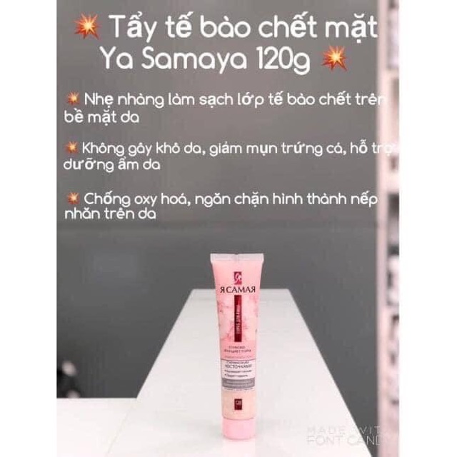 Tẩy Tế Bào Chết Mặt Ya Samaya - Tôi là Nhất 120gr- Hàng Nga