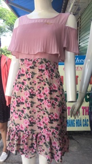 Váy voan liền đuôi cá