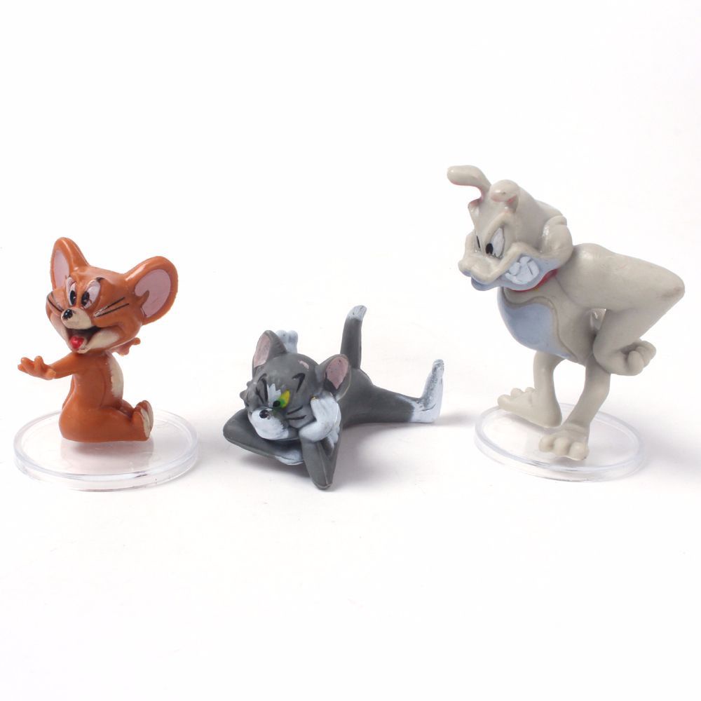 Set 5 Mô Hình Đồ Chơi Nhân Vật Hoạt Hình Tom Và Jerry Bằng Pvc