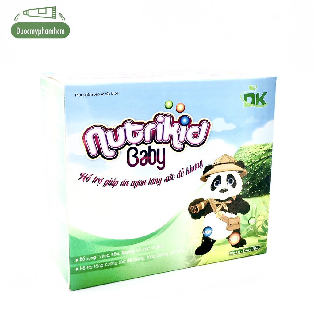 Nutrikid Baby hỗ trợ giúp ăn ngon tăng sức đề kháng